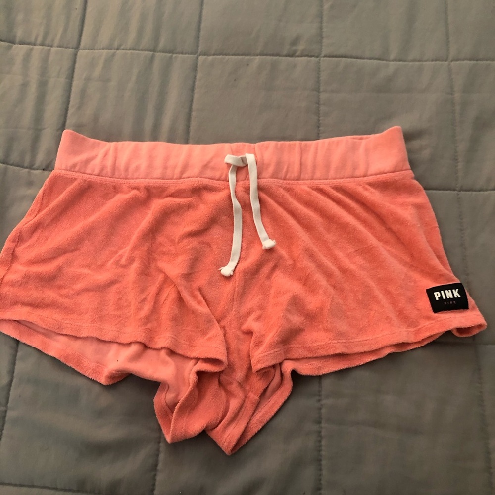 VS Pink Terry Cloth Shorts